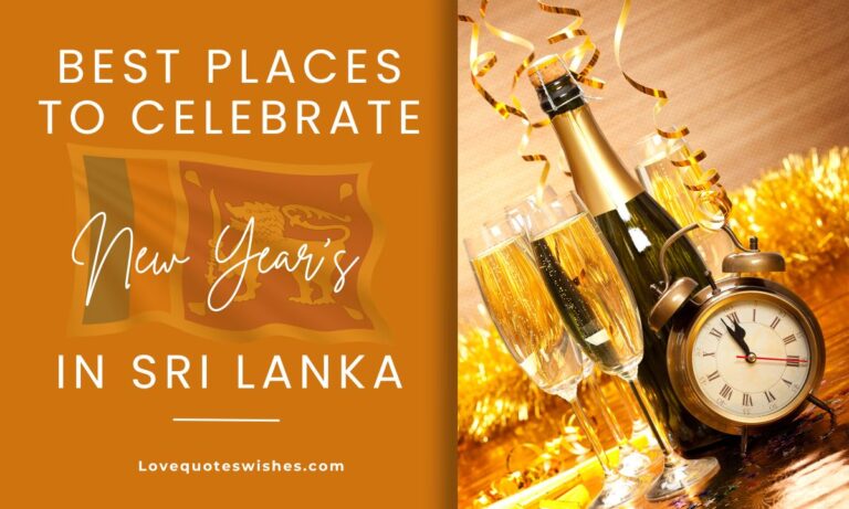 Best Places to Celebrate New Year in Sri Lanka