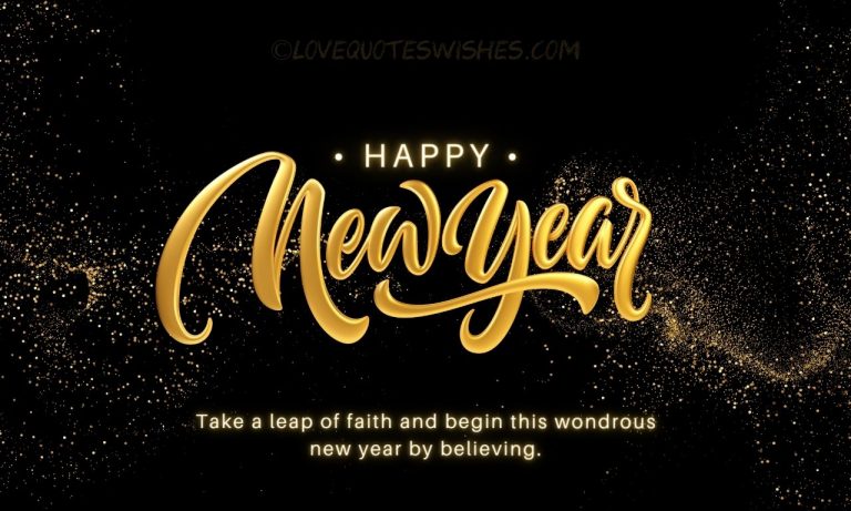 Take a leap of faith and begin this wondrous new year by believing.