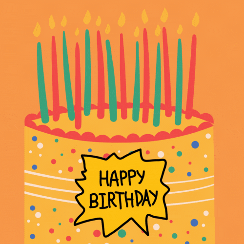 Animated happy birthday cake gifs